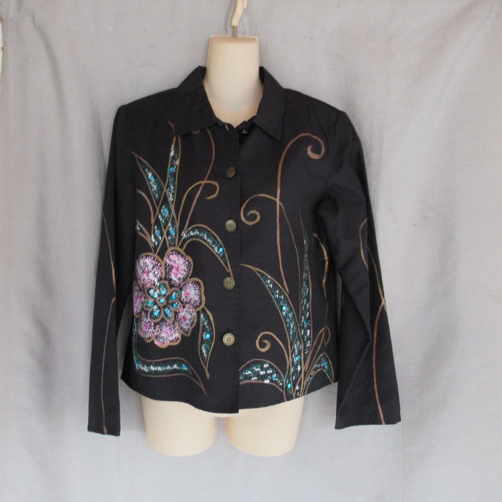 Alex Kim Art to Wear black jacket